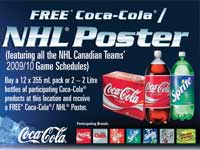 NHL Coca Cola Poster