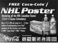 NHL Coca Cola Poster